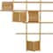 CosmoLiving by Cosmopolitan 32" Gold Iron Contemporary Wall Décor